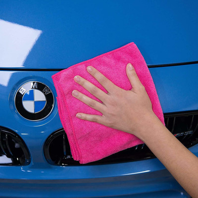 MAXBIN Microfiber Vehicle Washing  Cloth(Pack Of 4, 250 GSM)