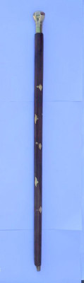 Robin Export Company Beautiful Captions Hand Stick Brass Handle Walking Stick