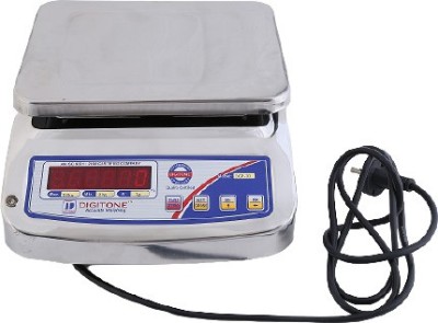 DIGITONE 30Kg F/B Table top weighing Machine Weighing Scale(White)