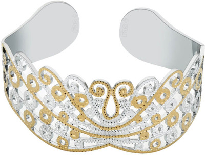 Fas + Brass Gold-plated, Rhodium, Silver Coated Bangle