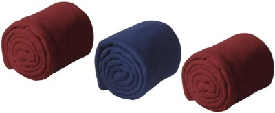 Goyal's Solid Single Fleece Blanket for  AC Room(Polyester, Multicolor)