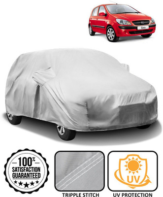 CARNEST Car Cover For Hyundai Getz (With Mirror Pockets)(Silver)