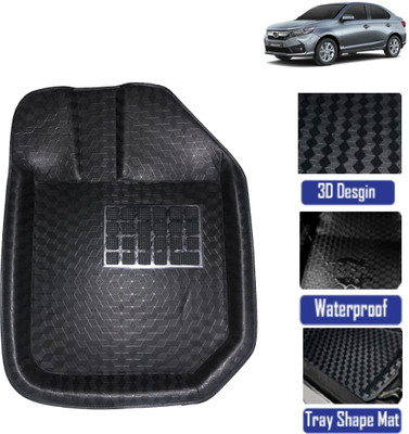 RKPSP PVC 5D Mat For  Honda Amaze(Black)