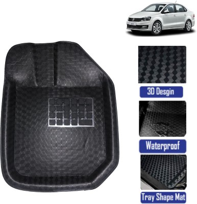 RKPSP PVC 5D Mat For  Volkswagen Vento(Black)