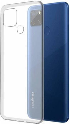 King Maker Back Cover for Realme Narzo 20(Transparent, Dual Protection, Silicon, Pack of: 1)
