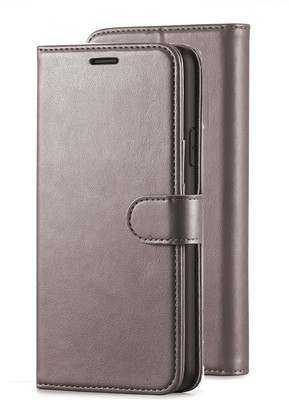 Clickcase Flip Cover for Mi Redmi Note 4(Grey, Dual Protection)