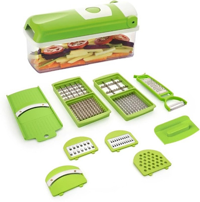 Mechrocks 12 in one Quick Dicer Vegetable & Fruit Chopper Vegetable Grater & Slicer Vegetable Chopper (1 CHOPPER) Vegetable & Fruit Grater & Slicer(12 Different Blades, 1 Main Body) Mechrocks 12 in one Quick Dicer Vegetable & Fruit Chopper Vegetable Grater & Slicer Vegetable Chopper (1 CHOPPER) Vegetable & Fruit Grater & Slicer(12 Different Blades, 1 Main Body)