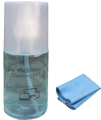 Sadow Screen Cleaner, Laptop Cleaning kit, Cleaner kit, LCD Cleaning kit Solution Spray Fluid Gel Multi-Purpose for Mobile Laptop/Desktop, Camera Lens, LCD Display 200ml(Pack of 2) for Computers(Multi Device Cleaning gel)