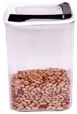 AKR Plastic Grocery Container  - 1.7 L(Black, Clear)