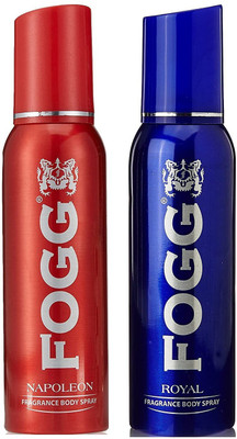 FOGG Nepoleon & Royal Deodorant Each 120ml Body Spray  -  For Men(240 ml, Pack of 2)