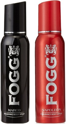 FOGG Marco & Nepoleon Deodorant Each 120ml Body Spray  -  For Men(240 ml, Pack of 2)