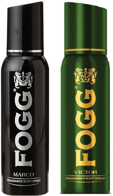 FOGG Marco & Victor Deodorant Each 120ml Body Spray  -  For Men(240 ml, Pack of 2)