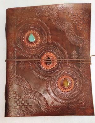 Kgn handicrafts Handmade A4 Diary Unruled 100 Pages(Brown)