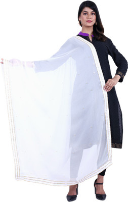AARAV Chiffon Self Design Women Dupatta