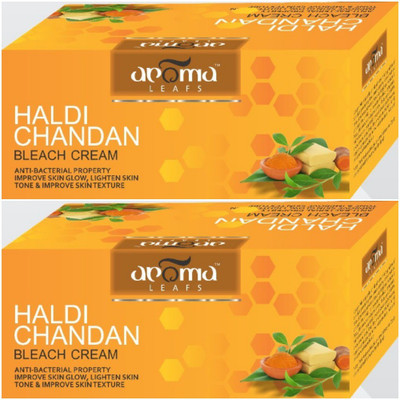 Aroma leafs HALDI CHANDAN BLEACH CREAM PACK PF 2 (300 2)G(600 g)