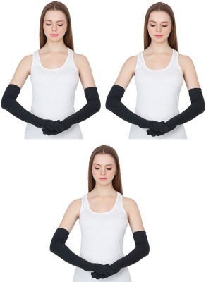 QUEERY Solid Protective Women Gloves