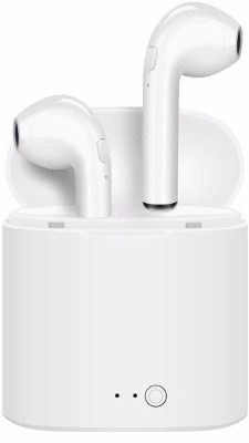 Avlokan Rechargeable Wireless with USB Charging Cable Bluetooth(White, True Wireless)