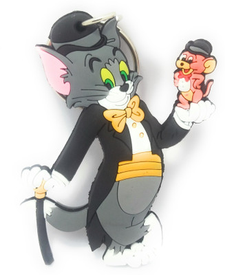 Key Era Tom Jerry Double Side TJ Rubber Keyring Key Chain