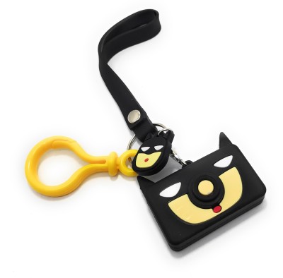 Key Era Camera Batman Black Yellow Rubber Gift Keyring Key Chain