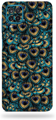 OggyBaba Samsung Galaxy F62, Samsung GalaxyF62 Mobile Skin(( Sparkling Peacock Feather ))