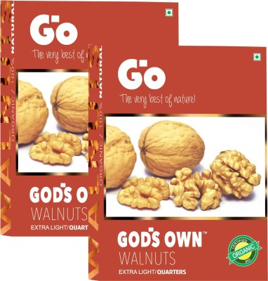 Go Organic Extra Light Quarters Walnuts Walnuts(2 x 250 g)