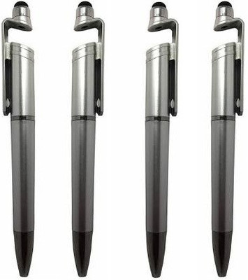 Gadget Zone Pen Stylus Stand 7 Multi-function Pen(Pack of 4, Ink Color - Blue)
