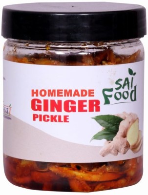 SAI Food Mother Made Organic HomeMade Ginger Pickle Traditional Punjabi Flavor Tasty & Spicy 250gm You are Being Served Mothers Love Ginger Pickle(250 g)