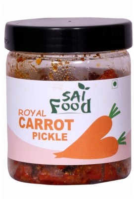 SAI Food Chatpata Homemade Masalo Se Bana Maa Ka Hath Ka Mother Made Royal Organic Carrot Pickle Pickle 250gm (You are Being Served Mothers Love) Carrot Pickle(250 g)