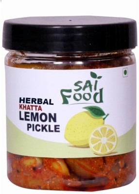 SAI Food Maa Ka Hath Ka Mother Made Homemade Masalo Se Bana Herbal Khatta Lemon Pickle Nimbu Ka Achar 250gm You are Being Served Mothers Love Lemon Pickle(250 g)