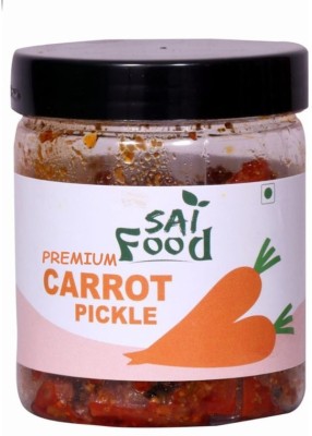 SAI Food Chatpata Homemade Masalo Se Bana Maa Ka Hath Ka Mother Made Premium Organic Carrot Pickle Pickle 250gm (You are Being Served Mothers Love) Carrot Pickle(250 g)