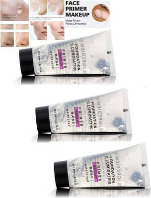 BTNT FOUNDATION ILLUMINATION G PRIMER FOR MAKEUP BASED COMBO OF 3  Primer  - 150 ml(TRANSPARENT)