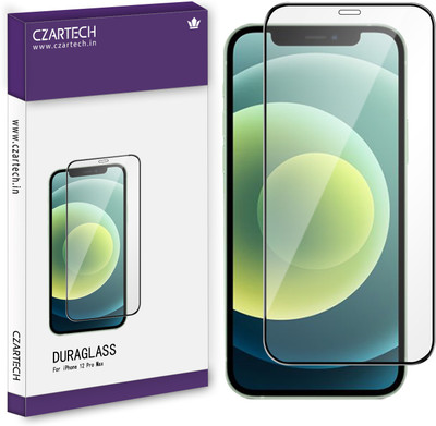 CZARTECH Tempered Glass Guard for iPhone 12 Pro Max(Pack of 1)