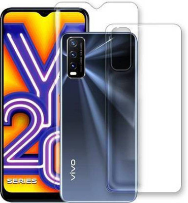 TevarSmart Front and Back Tempered Glass for Vivo Y 20i(Pack of 2)