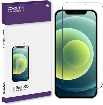 CZARTECH Tempered Glass Guard for iPhone 12 Pro Max(Pack of 1)