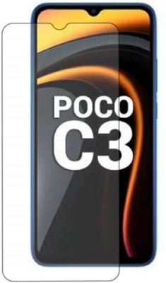 GDBUY Tempered Glass Guard for POCO C3(Pack of 1)