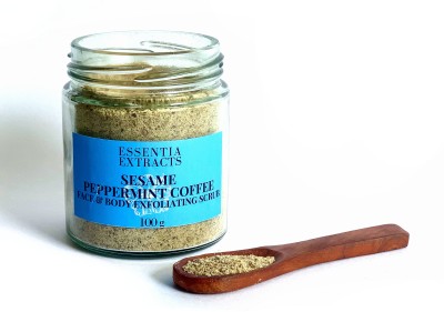 ESSENTIA EXTRACTS Sesame Peppermint Coffee Exfoliating  Scrub(100 g)