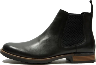 HX London chelsea boots Boots For Men(Black , 6)