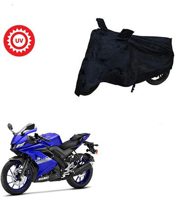 Atulit enterprises Two Wheeler Cover for Yamaha(R15 V3, Black)