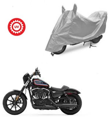 Atulit enterprises Two Wheeler Cover for Harley Davidson(XL 1200, Silver)