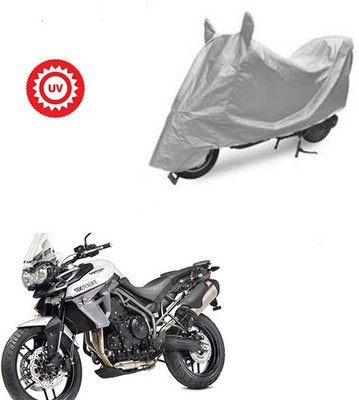 Feel heaven Two Wheeler Cover for Universal For Bike(Silver)