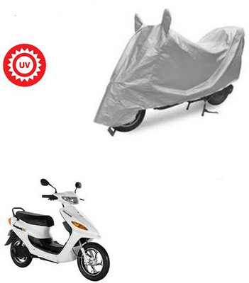 Atulit enterprises Two Wheeler Cover for Indus(Yo Electron, Silver)