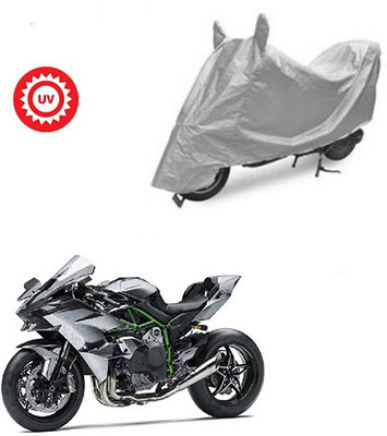 HYBRIDS COLLECTION Waterproof Two Wheeler Cover for Kawasaki(Ninja, Silver)