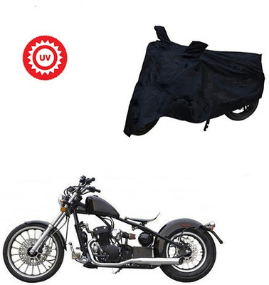 Atulit enterprises Two Wheeler Cover for Harley Davidson(Bobber 350, Black)