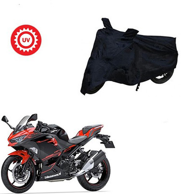 Atulit enterprises Two Wheeler Cover for Kawasaki(Ninja 250, Black)