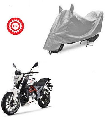 Atulit enterprises Two Wheeler Cover for DSK Benelli(TNT 25, Silver)