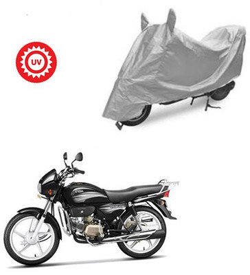 Atulit enterprises Two Wheeler Cover for Hero(Splendor Plus, Silver)