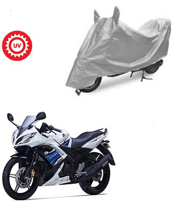 Feel heaven Two Wheeler Cover for Yamaha(YZF R15 S, Silver)