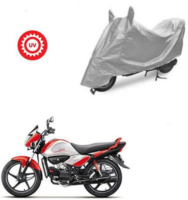 HYBRIDS COLLECTION Waterproof Two Wheeler Cover for Hero(Splendor I Smart, Silver)