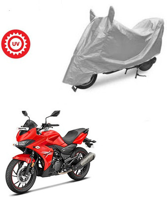 Feel heaven Two Wheeler Cover for Hero(Xtreme, Silver)