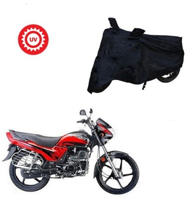 Atulit enterprises Two Wheeler Cover for Honda(Passion Plus, Black)